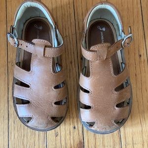 Leather fisherman style sandal.